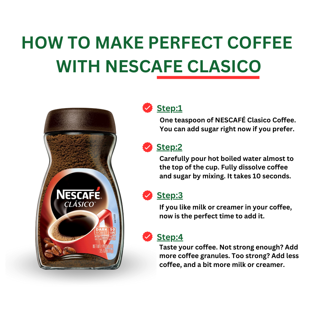 Make Perfect Nescafe Clasico Coffee